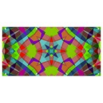Farbenpracht Kaleidoscope Pattern Banner and Sign 8  x 4 