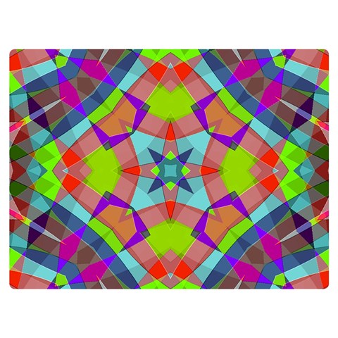 Farbenpracht Kaleidoscope Pattern Premium Plush Fleece Blanket (Extra Small) from ArtsNow.com 40 x30  Blanket Front