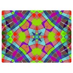 Farbenpracht Kaleidoscope Pattern Two Sides Premium Plush Fleece Blanket (Extra Small)