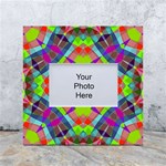 Farbenpracht Kaleidoscope Pattern White Box Photo Frame 4  x 6 