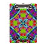 Farbenpracht Kaleidoscope Pattern A5 Acrylic Clipboard