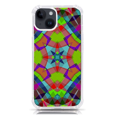 Farbenpracht Kaleidoscope Pattern iPhone 14 TPU UV Print Case from ArtsNow.com Front