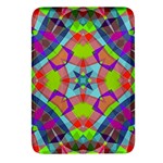 Farbenpracht Kaleidoscope Pattern Rectangular Glass Fridge Magnet (4 pack)