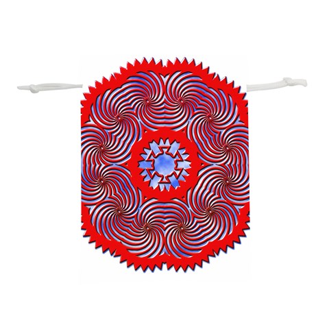 Tile Pattern Background Image Lightweight Drawstring Pouch (L) from ArtsNow.com Front