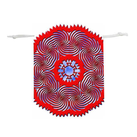 Tile Pattern Background Image Lightweight Drawstring Pouch (L) from ArtsNow.com Back