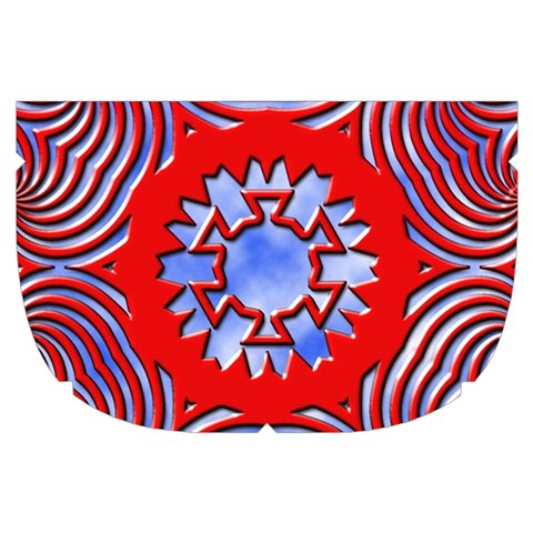 Tile Pattern Background Image Make Up Case (Small) from ArtsNow.com Side Right