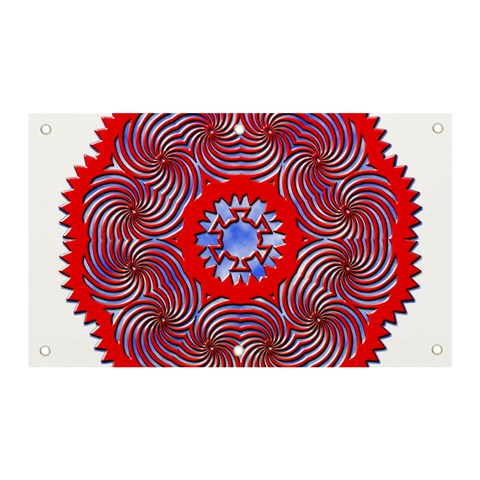 Tile Pattern Background Image Banner and Sign 5  x 3  from ArtsNow.com Front