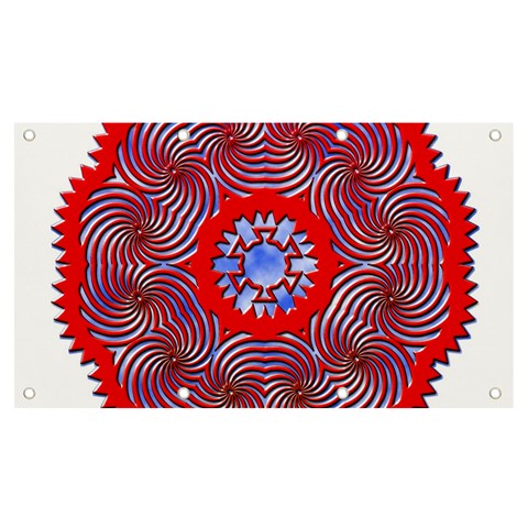 Tile Pattern Background Image Banner and Sign 7  x 4  from ArtsNow.com Front