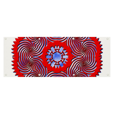Tile Pattern Background Image Banner and Sign 8  x 3  from ArtsNow.com Front