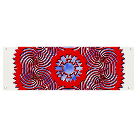 Tile Pattern Background Image Banner and Sign 9  x 3  from ArtsNow.com Front