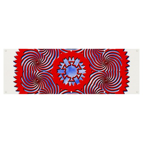 Tile Pattern Background Image Banner and Sign 12  x 4  from ArtsNow.com Front