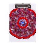 Tile Pattern Background Image A5 Acrylic Clipboard