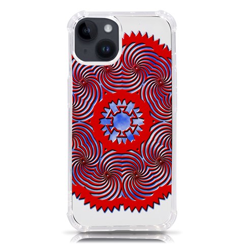 Tile Pattern Background Image iPhone 14 TPU UV Print Case from ArtsNow.com Front