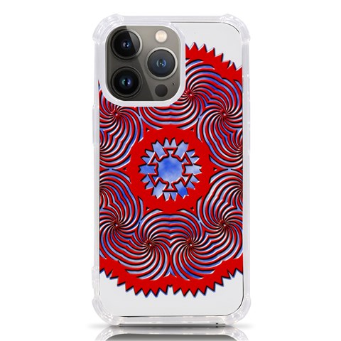 Tile Pattern Background Image iPhone 13 Pro TPU UV Print Case from ArtsNow.com Front