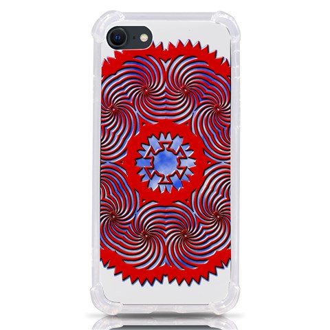 Tile Pattern Background Image iPhone SE from ArtsNow.com Front