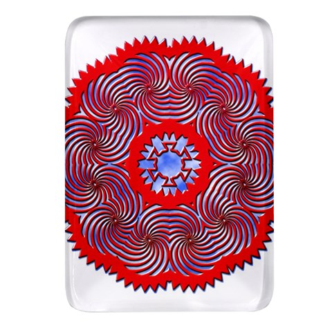 Tile Pattern Background Image Rectangular Glass Fridge Magnet (4 pack) from ArtsNow.com Front