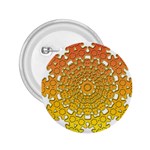 Mandala Background Image Ornament 2.25  Buttons