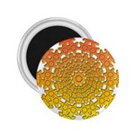 Mandala Background Image Ornament 2.25  Magnets