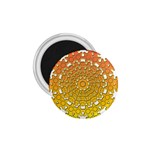 Mandala Background Image Ornament 1.75  Magnets