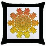 Mandala Background Image Ornament Throw Pillow Case (Black)