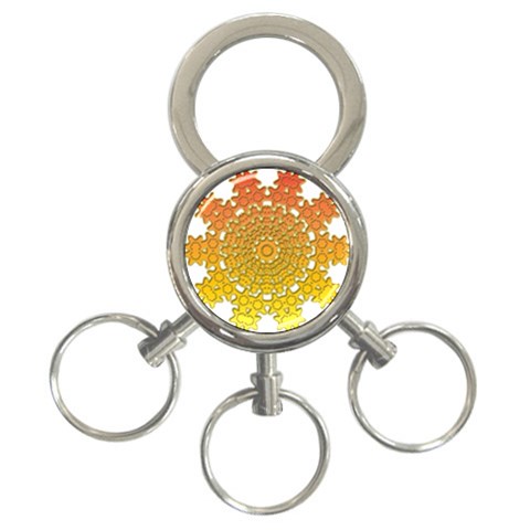 Mandala Background Image Ornament 3 Front