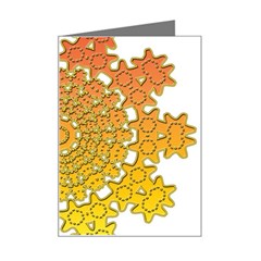 Mandala Background Image Ornament Mini Greeting Card from ArtsNow.com Left