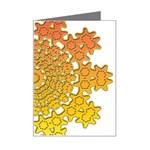 Mandala Background Image Ornament Mini Greeting Card