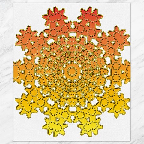 Mandala Background Image Ornament Canvas 8  x 10  from ArtsNow.com 8.15 x9.66  Canvas - 1