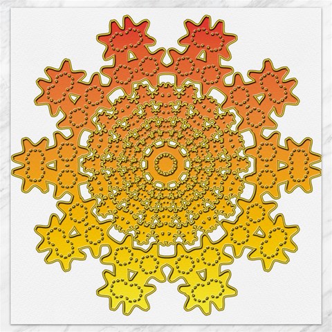 Mandala Background Image Ornament Canvas 16  x 16  from ArtsNow.com 15.2 x15.41  Canvas - 1