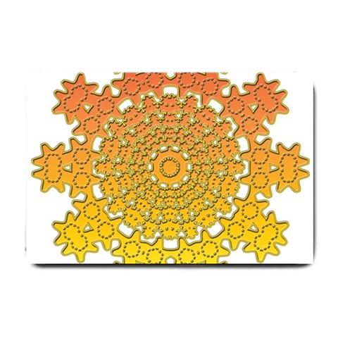 Mandala Background Image Ornament Small Doormat from ArtsNow.com 24 x16  Door Mat