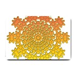 Mandala Background Image Ornament Small Doormat