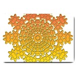 Mandala Background Image Ornament Large Doormat