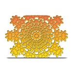 Mandala Background Image Ornament Plate Mats