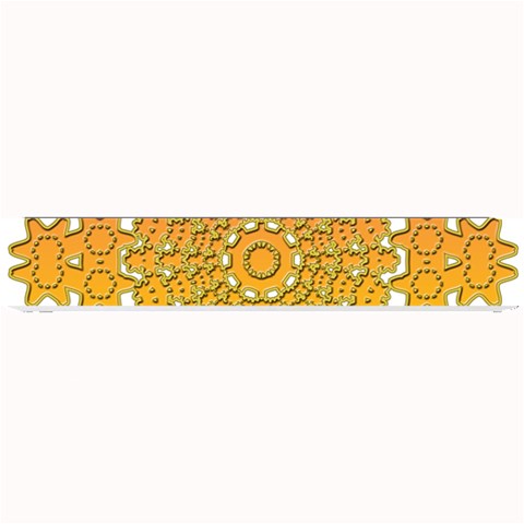 Mandala Background Image Ornament Small Bar Mat from ArtsNow.com 24 x4  Bar Mat