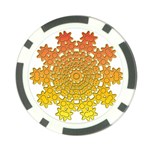Mandala Background Image Ornament Poker Chip Card Guard (10 pack)