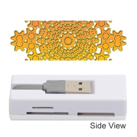 Mandala Background Image Ornament Memory Card Reader (Stick) from ArtsNow.com Front