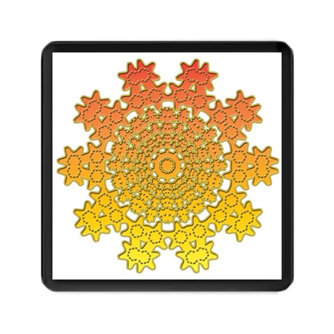 Mandala Background Image Ornament Memory Card Reader (Square) from ArtsNow.com Front