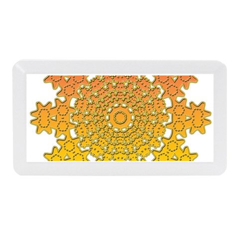 Mandala Background Image Ornament Memory Card Reader (Mini) from ArtsNow.com Front