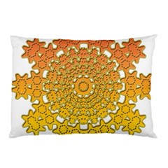 Mandala Background Image Ornament Pillow Case (Two Sides) from ArtsNow.com Back