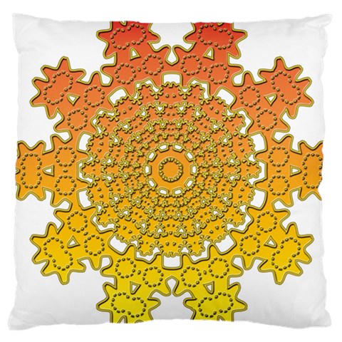 Mandala Background Image Ornament Large Cushion Case (Two Sides) from ArtsNow.com Back