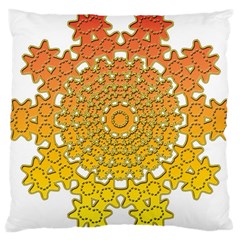 Mandala Background Image Ornament Large Cushion Case (Two Sides) from ArtsNow.com Back