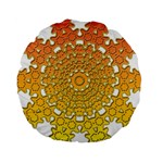 Mandala Background Image Ornament Standard 15  Premium Round Cushions