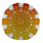 Mandala Background Image Ornament Large 18  Premium Round Cushions