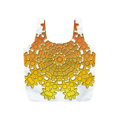 Mandala Background Image Ornament Full Print Recycle Bag (S) from ArtsNow.com Front