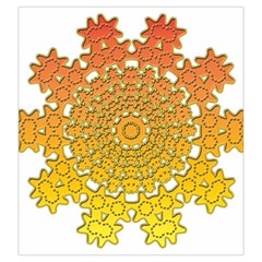 Mandala Background Image Ornament Drawstring Pouch (Large) from ArtsNow.com Back