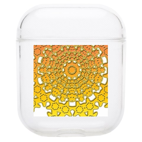Mandala Background Image Ornament Soft TPU AirPods 1/2 Case from ArtsNow.com Front