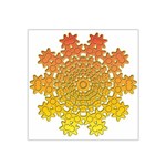 Mandala Background Image Ornament Satin Bandana Scarf 22  x 22 