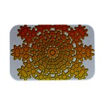 Mandala Background Image Ornament Open Lid Metal Box (Silver)  