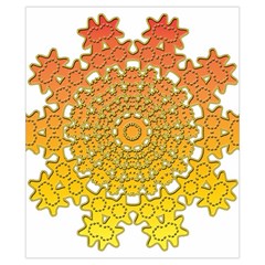 Mandala Background Image Ornament Drawstring Pouch (XS) from ArtsNow.com Front