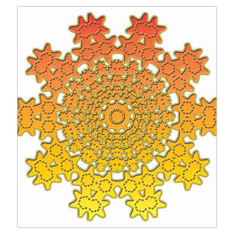 Mandala Background Image Ornament Drawstring Pouch (2XL) from ArtsNow.com Front